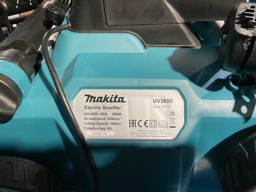 Makita deals scarifier uv3600