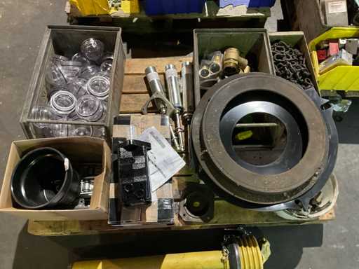 Charge von Landmaschinenteilen