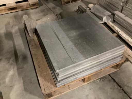 Piastrelle in pietra blu belga 7 pezzi 50/50/2cm