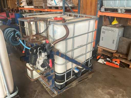 Pulvérisateur à baril monté sur IBC, 25 bar