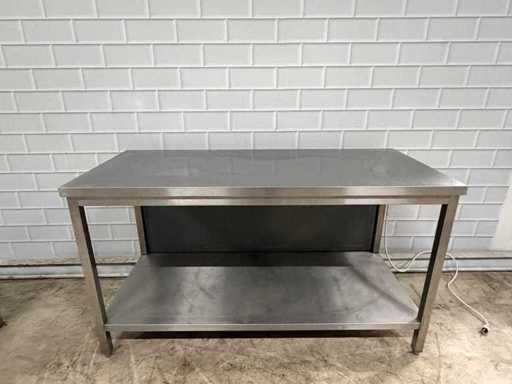  Beech Stainless Steel Work Table