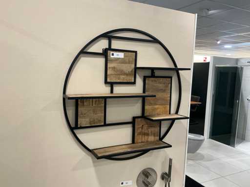 Okrągły stojak ścienny o średnicy 100 cm