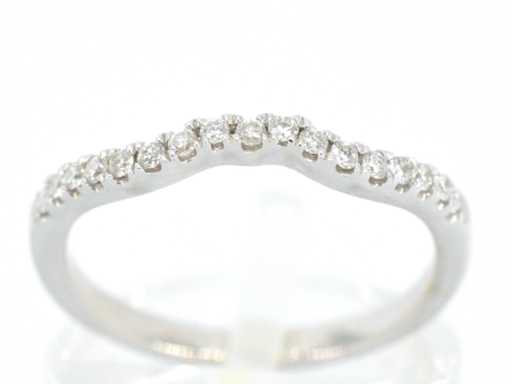 Gouden aanschuifring met diamanten