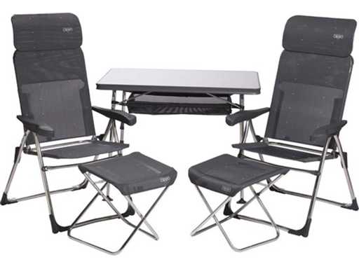 Crespo Set - AL/213-CTR Kampeerstoelen & tafels