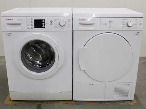Bosch Series|4 VarioPerfect Washing Machine & Bosch Series|4 Dryer