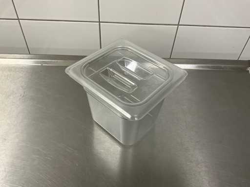 Cambro - GN 1/6-150 - Kunststof gastronormbak met deksel (25x)