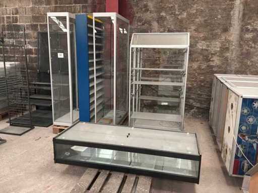 Vitrinekast (6x)