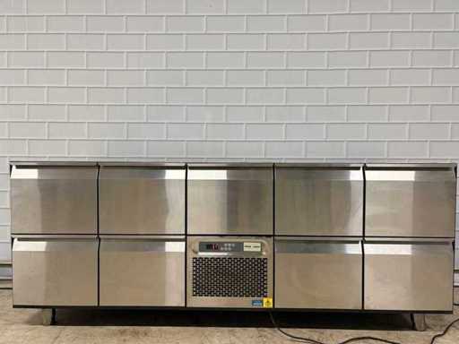 Herzog&langen - FPO-E414 - Établi réfrigéré en acier inoxydable