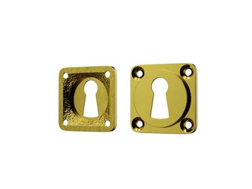 (361x) Set Sleutelplaatjes “Messing”