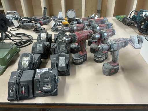 Utensili a batteria Milwaukee (16x)