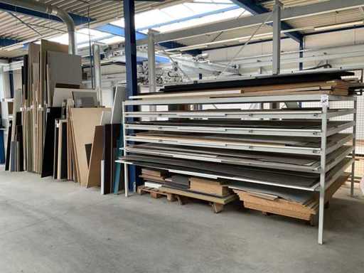 Lotto di rivestimento e materiale in lamiera