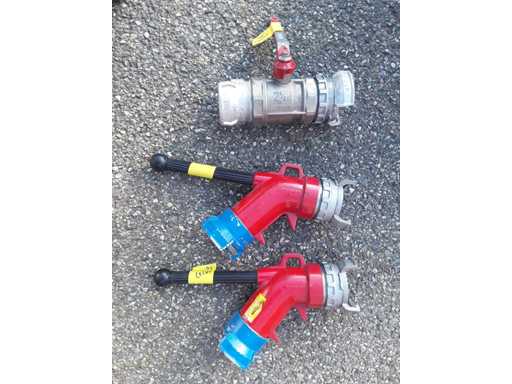 Reactiebogen en afsluiter - Brandweermateriaal