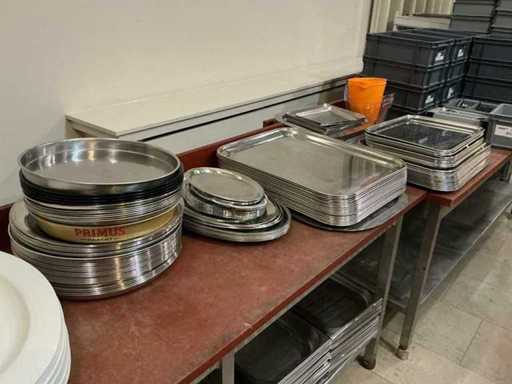 Lot serving platters