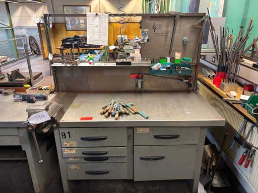   Workbench with contents