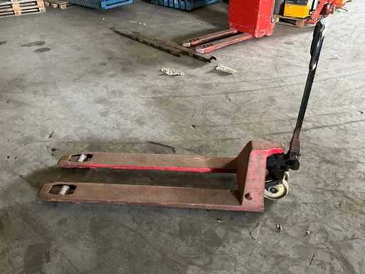 Hydraulische handpalletwagen v.v. lange lepels 150cm