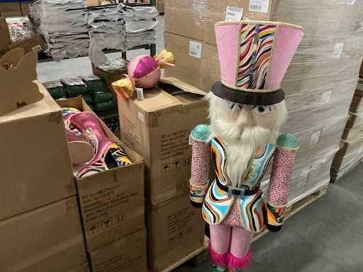 Party decoration shoes/candy/nutcracker (21x)