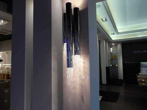 Ilfari - Sexy crystals W3+3 - Wandlamp