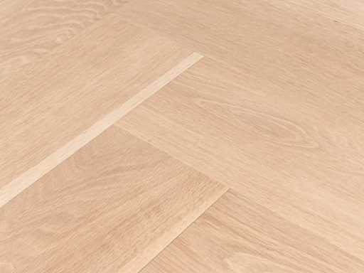 40 m2 di parquet in lama di pesce a spina di pesce - 750 x 150 x 14 mm