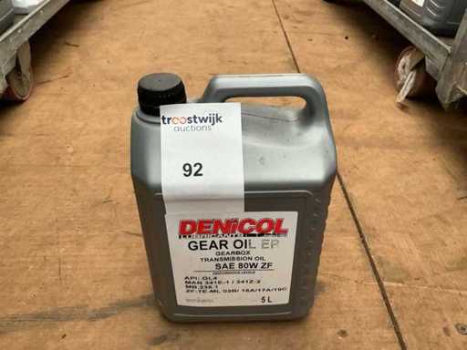 Denicol, inhoud 5 liter SAE 80W ZF Transmissie olie