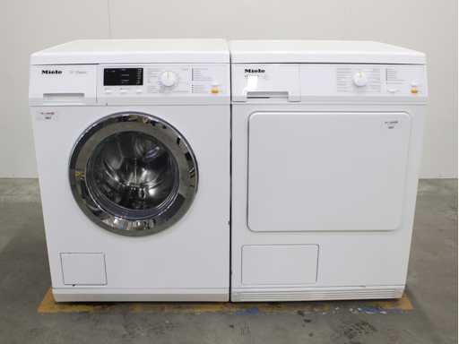 Miele W Classic Wasmachine & Miele T 8813 C Edition 111 Wasdroger