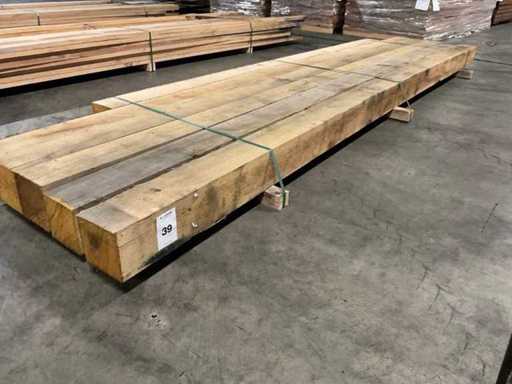 Europees Eiken balken 150x150 mm (6x)