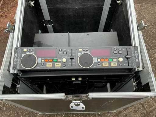 Denon DN-2100F Double DJ CD/MP3 player - în husă de zbor