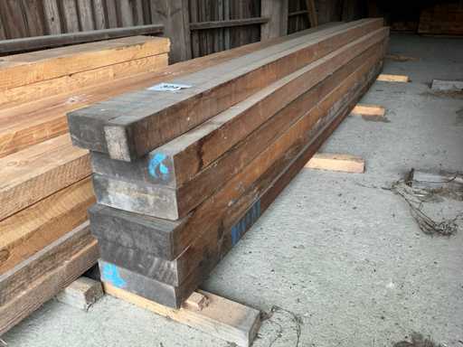 Poutres en bois dur Belinga (6x)