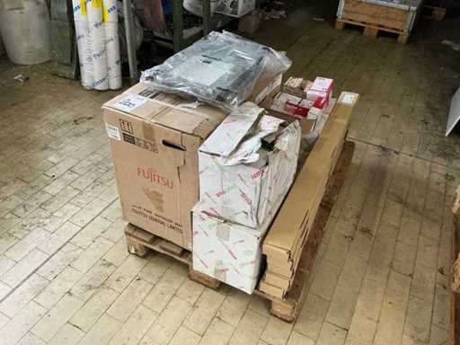 Stock of accessories, spare parts and warehouse stocks