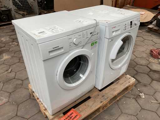 Wasmachine en droger