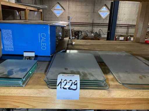 Lots of various glass plates