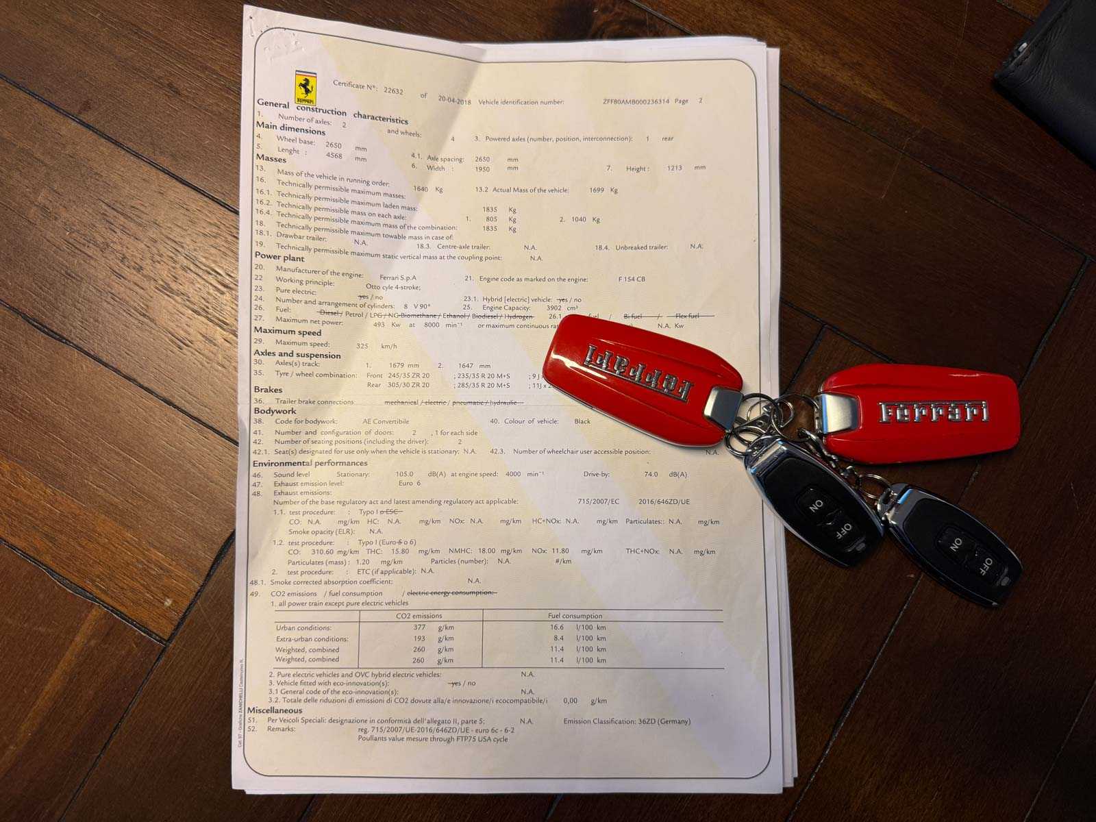 Ferrari 488 Spider HELE 3.9 V8 -Full Carbon- 670pk 2018