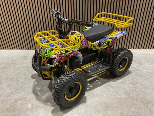 2025 Ultra Motocross z bagażnikiem ATX 1000 Electric Quad Yellow Joker MA06E