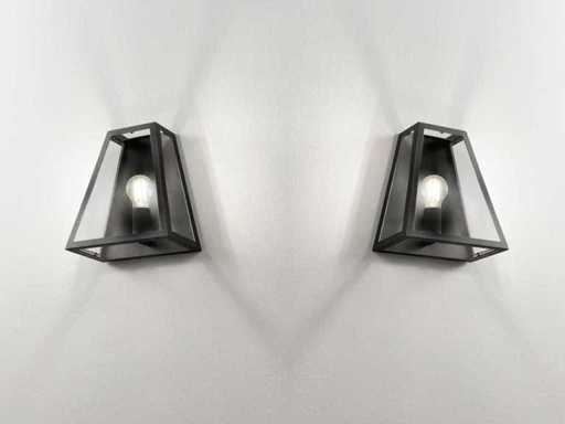 4 lampes murales Lexington Ambiente en acier 