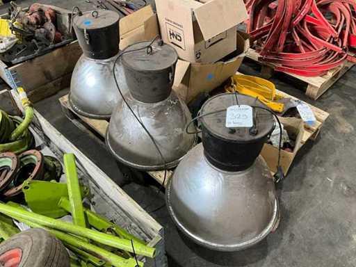 Ideallux Industrial lamp (3x)