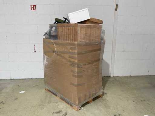 Mărfuri de returnare pe paleți