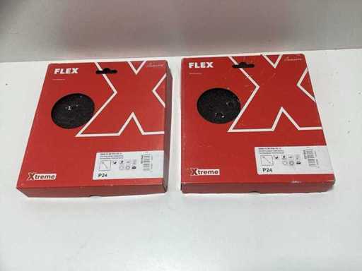 (2x) FLEX Giraffe Xtreme Sandpapier P24 - D225 SF-P24 VE12