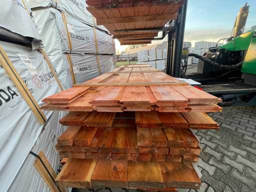 Douglas rebate/half-timber rebate 4000-5000x190x18mm (22x)