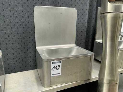 Lavatrice a mano in acciaio inox con controllo del ginocchio