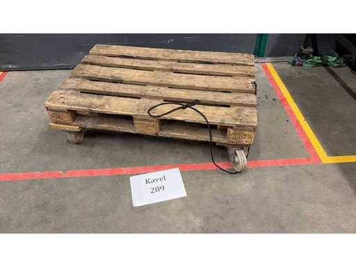 Paleta euro z kółkami