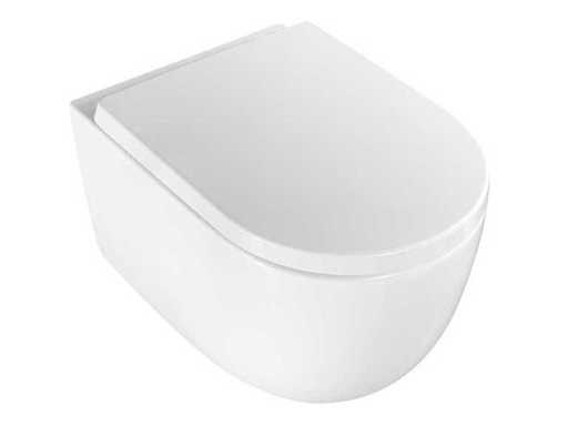 Mawialux built-in wall closet with toilet seat - Turbo Flush - Gloss white