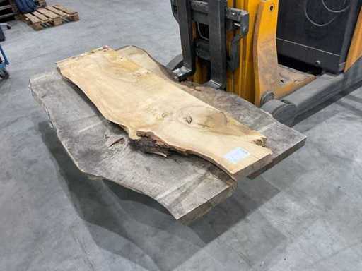 Kastanje hout  planken (3x)