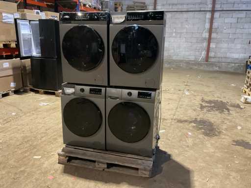 Everglades EVWM71412AG & EVWM91402AG Waschmaschine (4x)