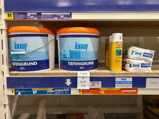 Knauf Deep Ground 15l and other (11x)