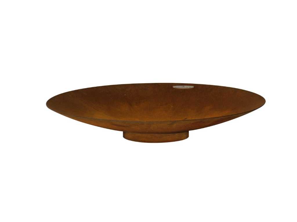 5 x Fire bowl Ø 120 cm - Corten steel - Including base