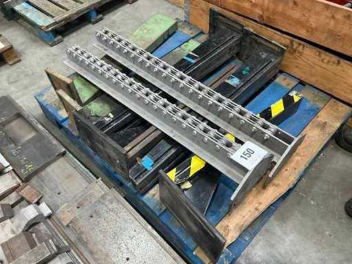 Ensemble de support métallique pour frein à pression (3x)