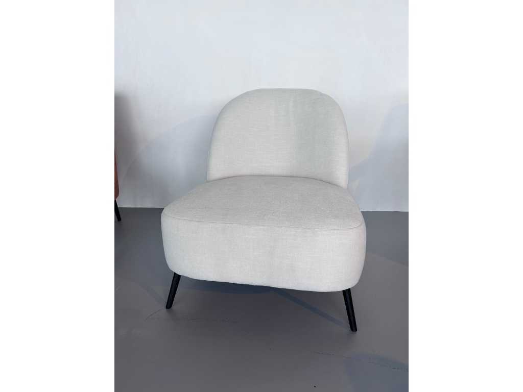 1x Design fauteuil Ivory 