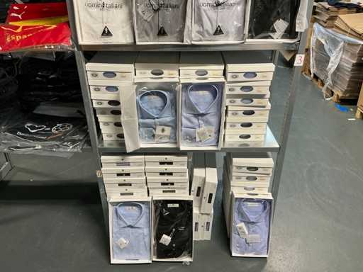 Partij diverse Pierre Balmain/Nazareno Cabrielli/Uominitaliani/etc overhemden (98x)