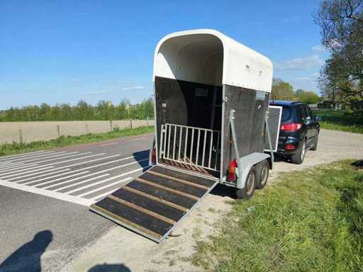 1988 schouten S 1.5 P Horse trailer Trailer