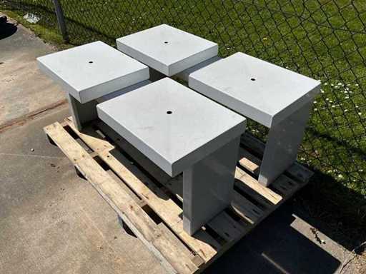 Banc de jardin 2 places (2x)
