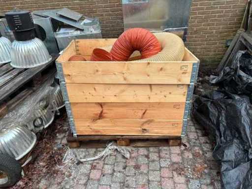 Pallet plastic slangen 200 mm nieuw